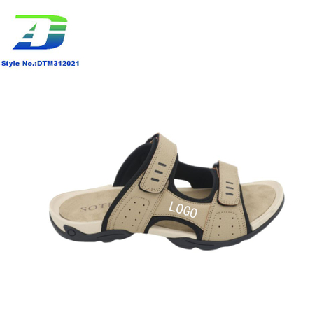 Summer New Velcro Beach Sandal Comfortable and Durable Men's Outdoor Slippers