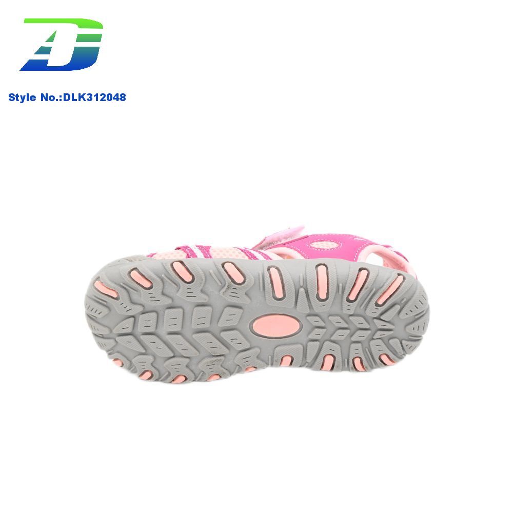 Macaron Color Matching Outdoor Anti Slip Water Wading Boys and Girls\' Shoes Hollow Breathable Baotou Sports Sandal