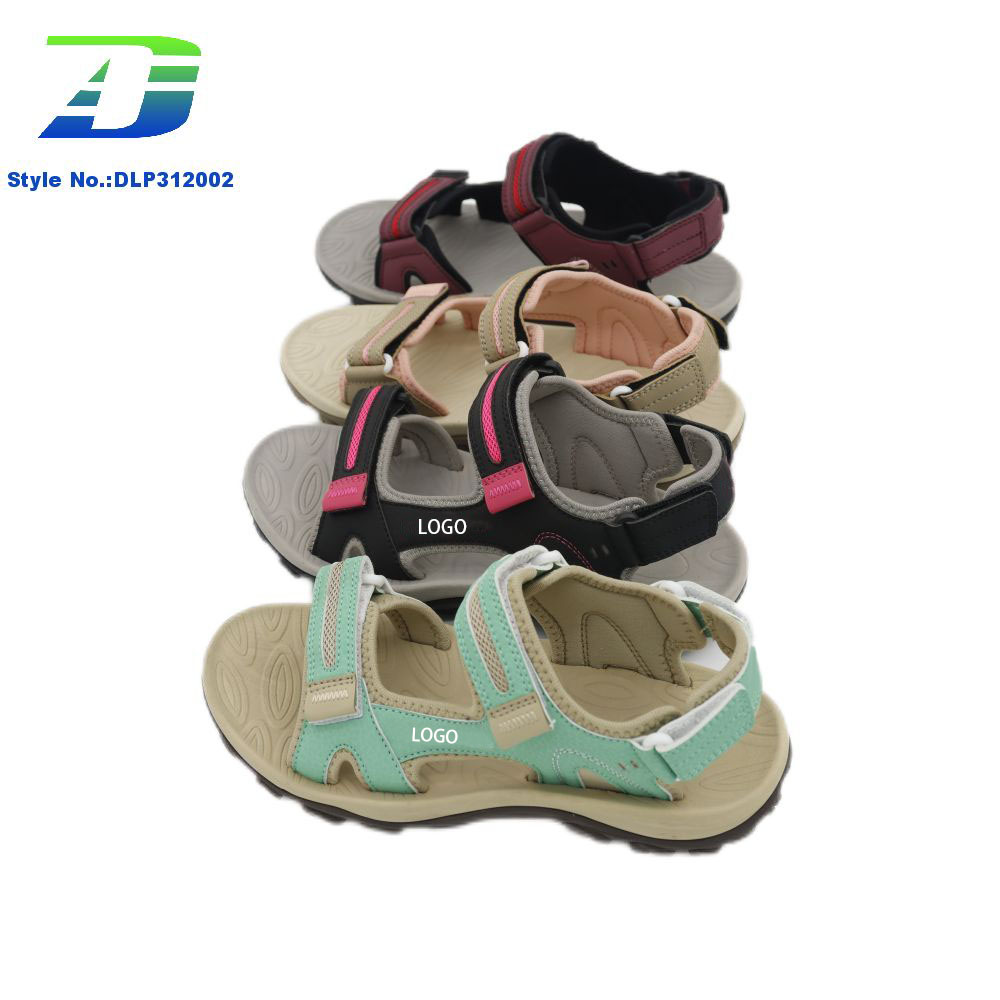 Unisex Sports Beach Shoes, Summer Flat Bottomed Casual Velcro Outdoor Sandal