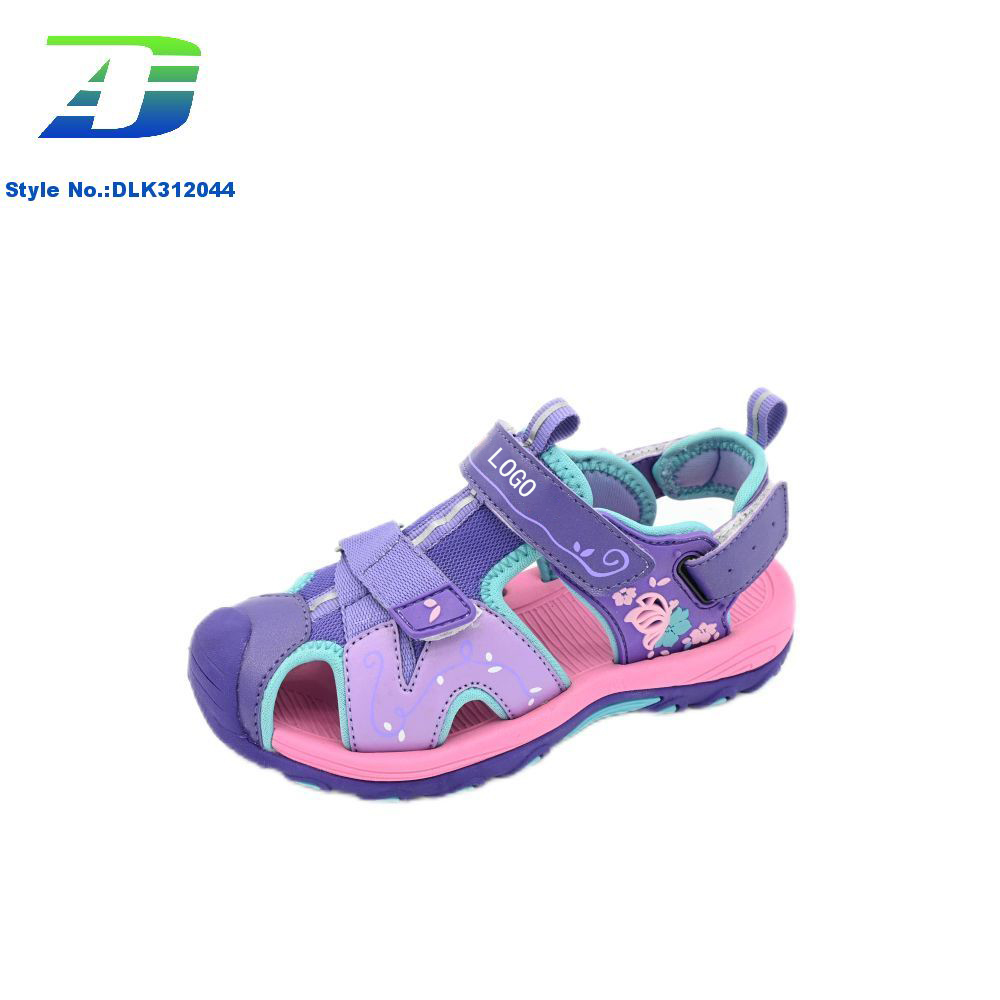 2024 New Sweet Color Matching Children\'s Outdoor Sandal Summer Kids Beach Shoes