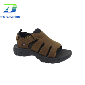 Fashionable and Minimalist Genuine Leather Casual Sandal for Men's Comfortable and Breathable Outdoor Shoes