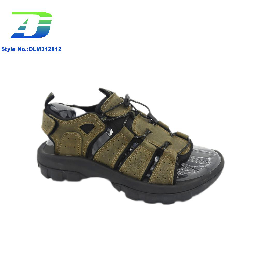 2024 Summer New Genuine Leather Casual Sandal Anti Slip Mountaineering and Hiking Shoes