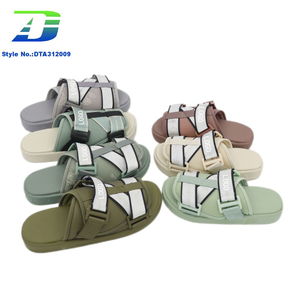 Fashionable and Minimalist Couples Indoor and Outdoor Slippers Fresh Color Matching Sandal