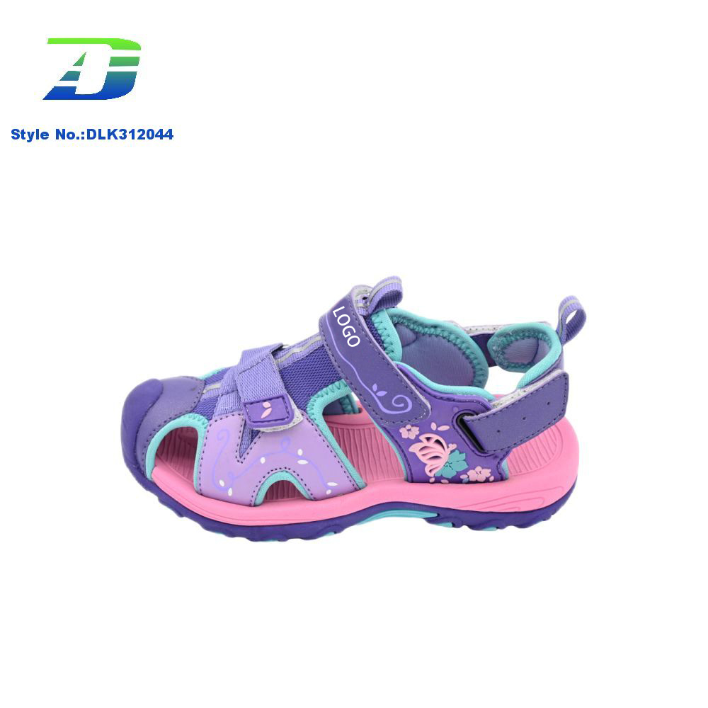 2024 New Sweet Color Matching Children\'s Outdoor Sandal Summer Kids Beach Shoes