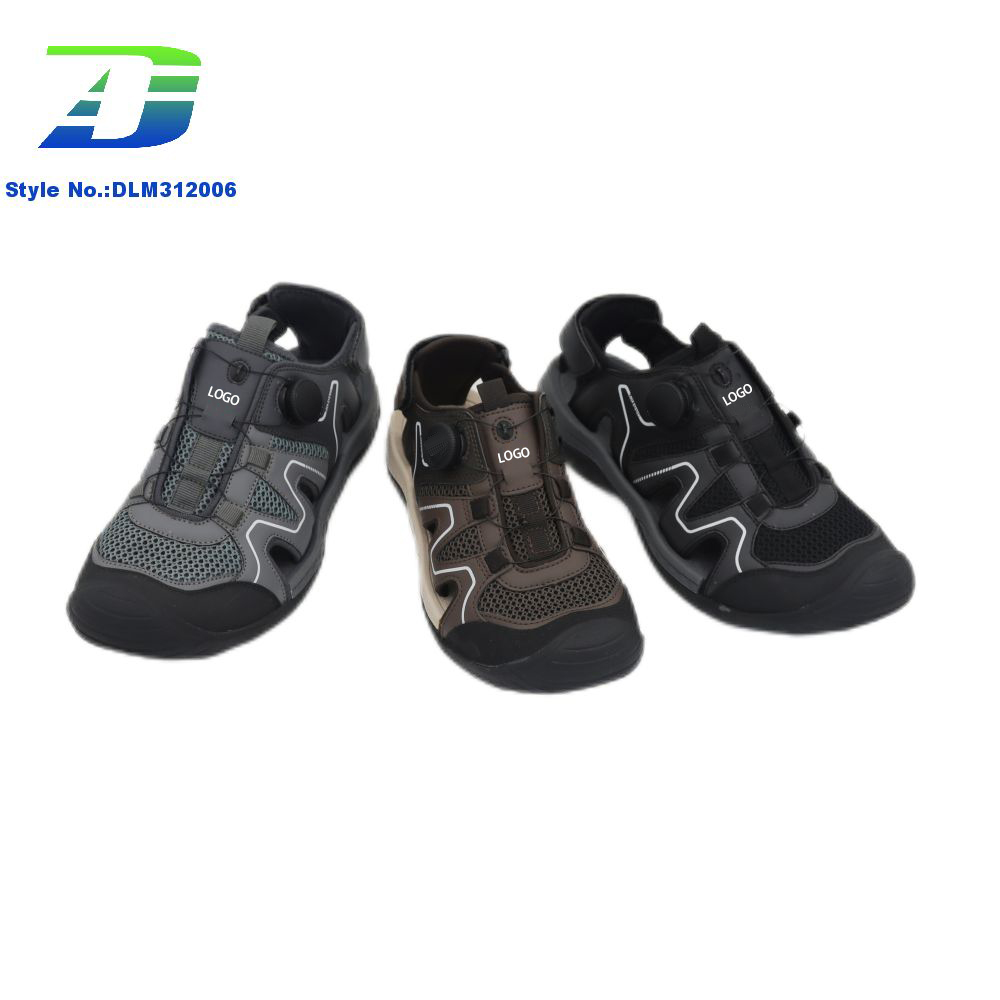 Spring/Summer New Style Breathable Close Toed Sports Sandals Outdoor Anti Slip and Water Wading Shoes Hiking Sandal