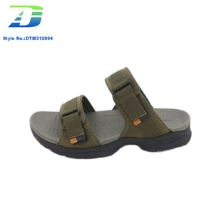 Minimalist Men's Outdoor Velcro Slippers Non Slip Slippers Outdoor Sandal