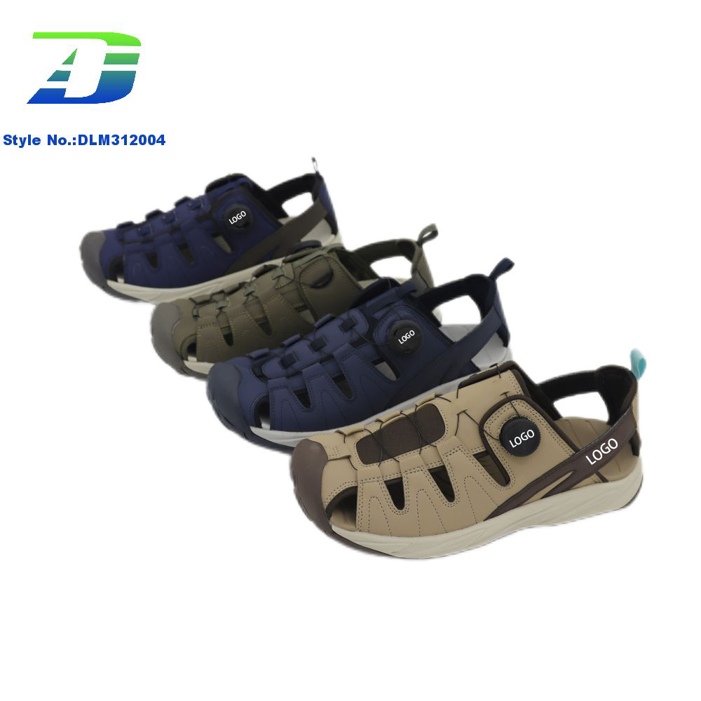 2024 New Close-Toed Anti Collision and Shock Absorbing Summer Hiking Shoes Men\'s Outdoor Casual Sandal