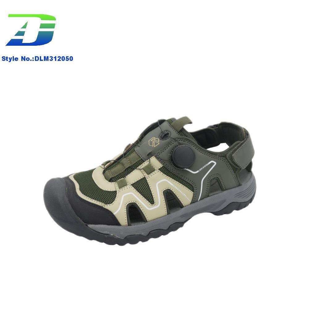 Summer New Outdoor Anti Slip and Water Wading Shoes with Hollow Breathable Baotou Sports Sandal