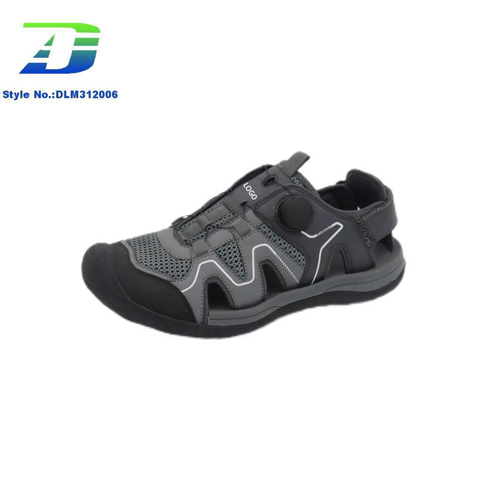 Spring/Summer New Style Breathable Close Toed Sports Sandals Outdoor Anti Slip and Water Wading Shoes Hiking Sandal