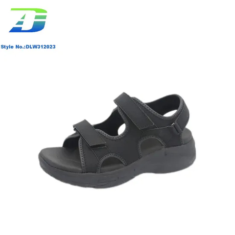 Summer New Solid Color Series Simple Women's Sandal Comfortable and Casual Beach Shoes