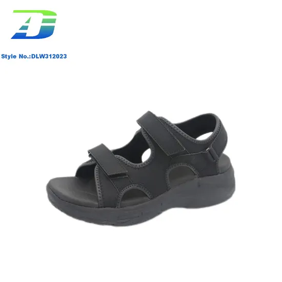 Summer New Solid Color Series Simple Women's Sandal Comfortable and Casual Beach Shoes