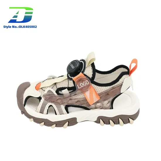 2024 Outdoor Boys and Girls′ Shoes Hollow Breathable Baotou Sports Sandal