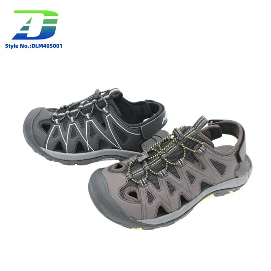 New Summer Beach Shoes Men′ S Summer Breathable Baotou Sports Sandal