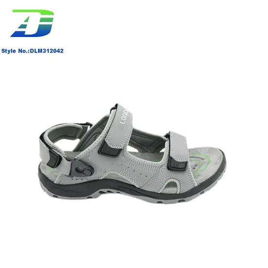 2024 Summer New Men's Flat Shoes Comfortable Anti Slip Simple Sandals Finished Shoe Upper