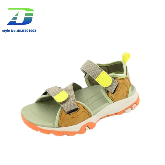 Woven Straps Outdoor Sandal with Eye-Catching Color Combinations