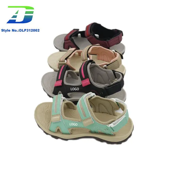 Customized Open Toe PU and Mesh Upper School Shoes Outdoor Lady Male Casual Comfortable Sandal