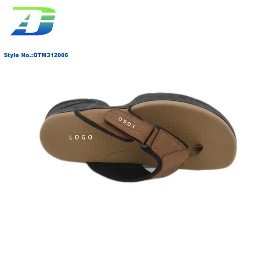 Summer Anti Slip and Wear-Resistant Herringbone Slippers for Men's Beach Slippers Outdoor Sandal