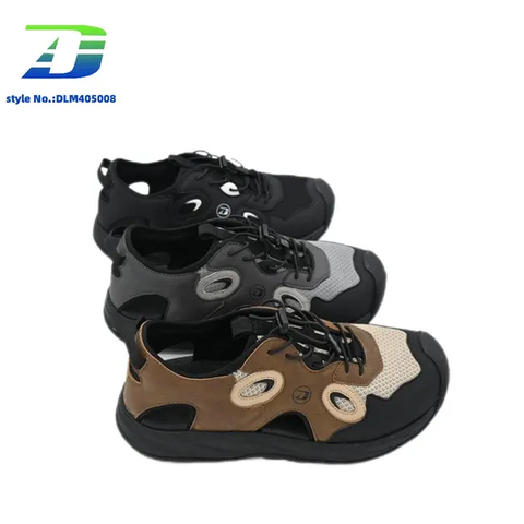 2024 Summer New Sports Anti Collision Closed Toe Sandal Men's Outdoor Beach Shoes