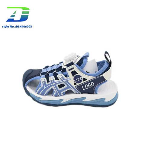 2024 Summer New Anti Slip Boys and Girls Outdoor Breathable Baotou Sports Sandal
