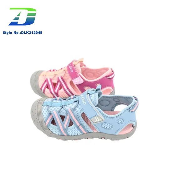 Macaron Color Matching Outdoor Anti Slip Water Wading Boys and Girls' Shoes Hollow Breathable Baotou Sports Sandal