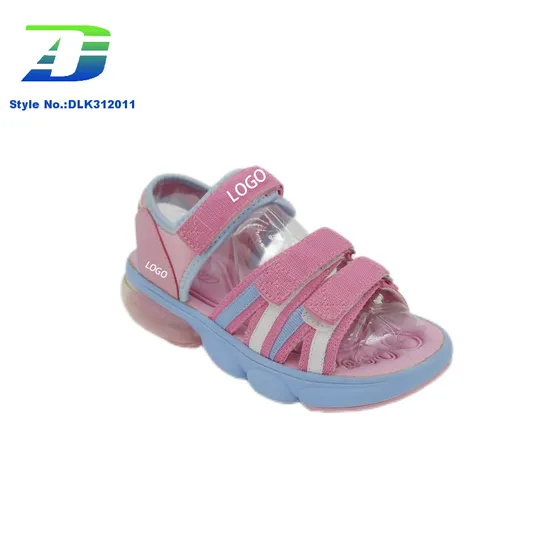 New Princess Style Children's Sports Sandal with Finished Shoe Upper