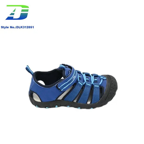 New Outdoor Close Toe PU Upper Anti Collision Beach Shoes Breathable Sports Kids Sandal