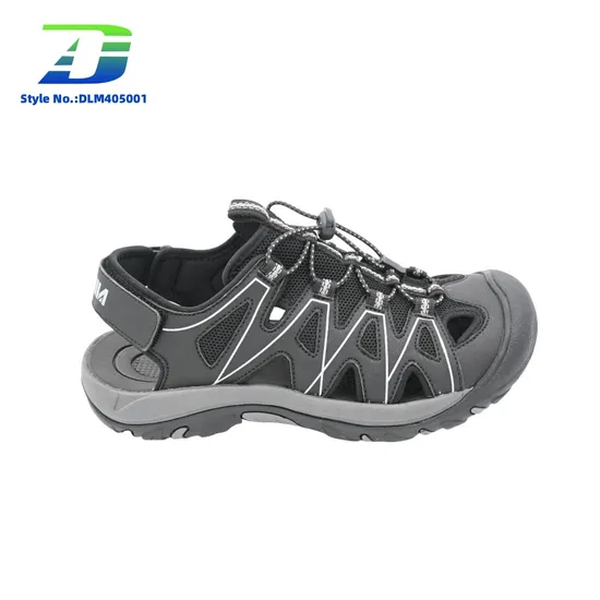 Summer Beach Shoes Men′ S Summer Breathable Baotou Sports Sandal