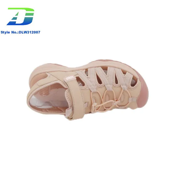 New Women's Anti-Skid Anti-Collision Outdoor Sandal PU and Webbing Hiking Shoes