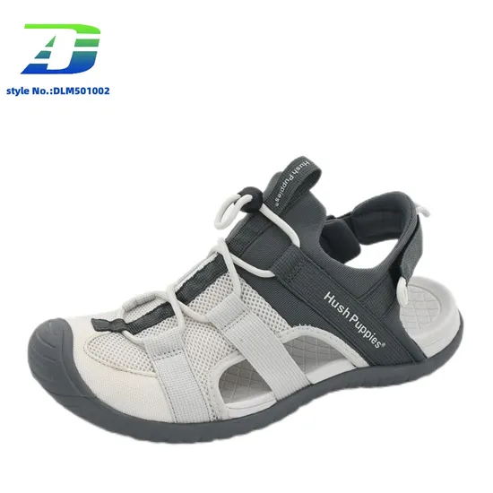 Fashionable Men's Outdoor Sandal with Toe Protection for Beach Adventures