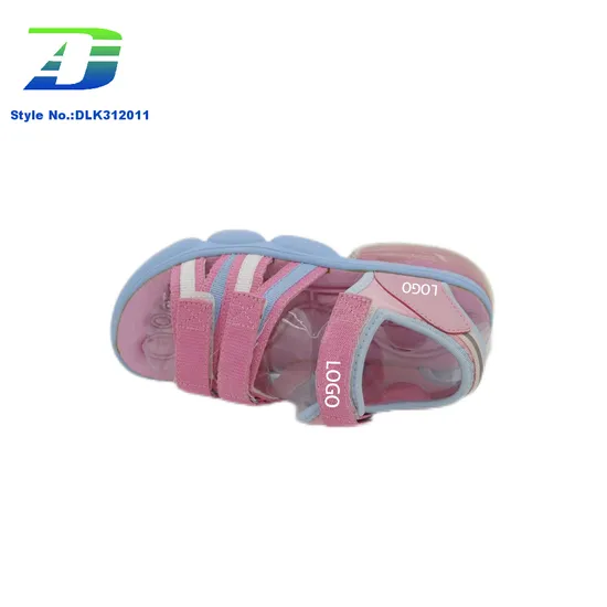 New Princess Style Children's Sports Sandal with Finished Shoe Upper