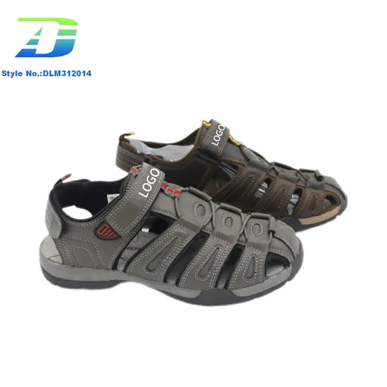 Summer Breathable Men's Outdoor Non Slip Sandal Finished Shoe Upper