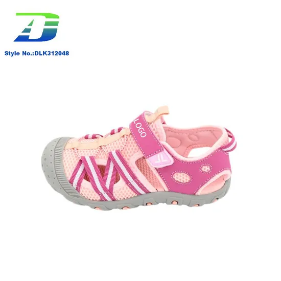 Outdoor Anti Slip Boys and Girls' Shoes Hollow Breathable Baotou Sports Sandal