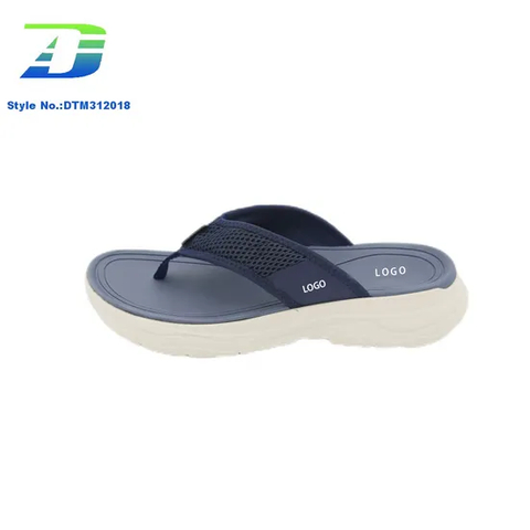 Quanzhou Plant Breathable Mesh Herringbone Slippers Men's Outdoor Slippers Beach Sandal