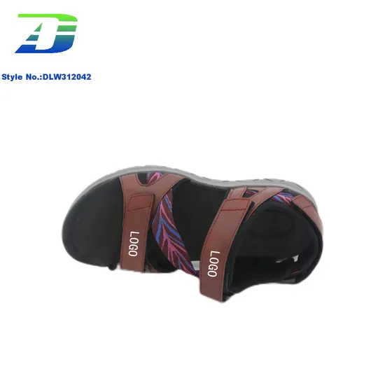 New Women's Open Toe PU and Webbing Upper Sandal Lightweight Beach Shoes
