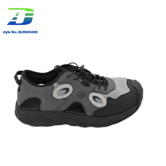 2024 Summer New Sports Anti Collision Closed Toe Sandal Men's Outdoor Beach Shoes