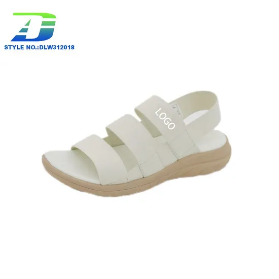 Quanzhou Factory Customizes Summer Casual Elastic Women's Shoes Comfortable Outdoor Walking Sandal