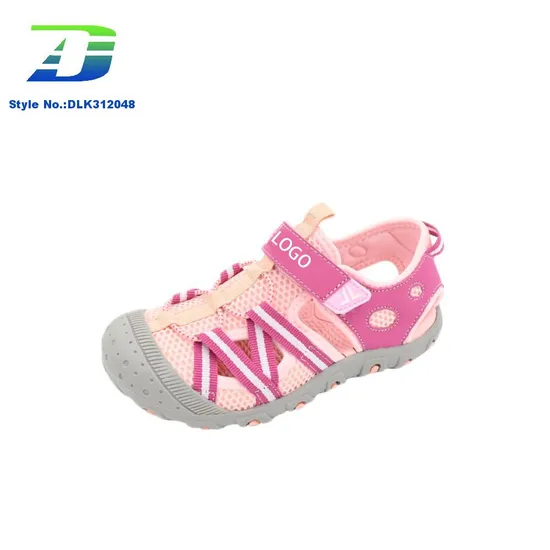 Outdoor Anti Slip Boys and Girls' Shoes Hollow Breathable Baotou Sports Sandal