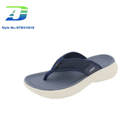 Quanzhou Plant Breathable Mesh Herringbone Slippers Men's Outdoor Slippers Beach Sandal