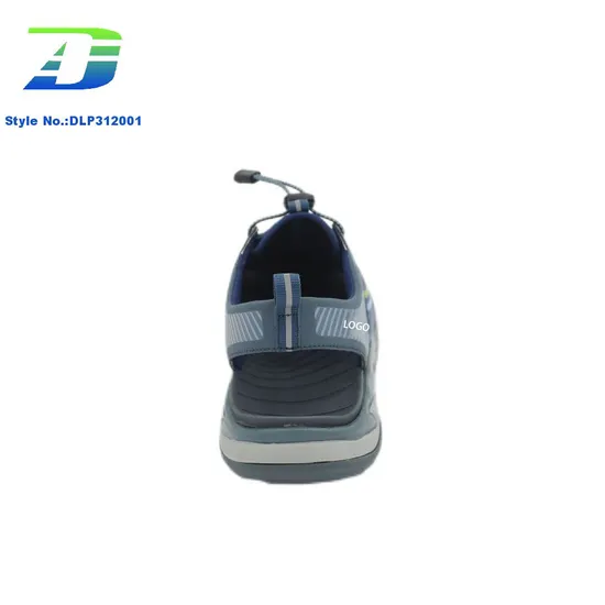 New Outdoor Sports Close Toed Beach Shoes Sky PU Upper Elastic Adjusting Buckle Men Women Sandal
