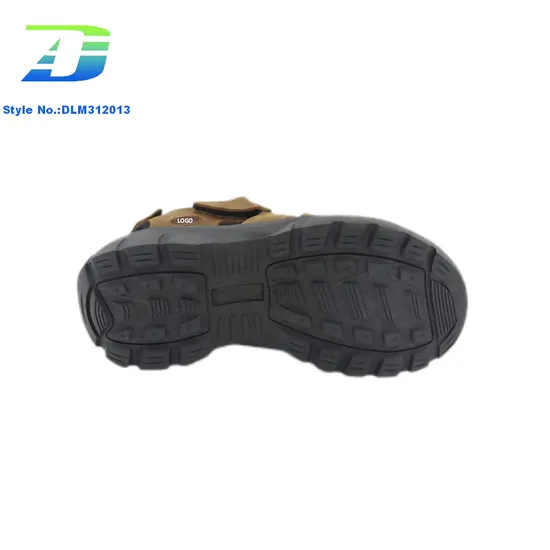 Fashionable and Minimalist Genuine Leather Casual Sandal for Men's Comfortable and Breathable Outdoor Shoes