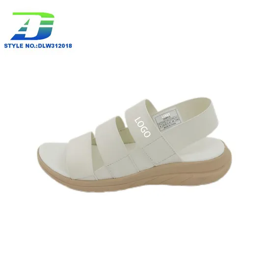 Custom Factory Summer New Women's Casual Elastic Webbing School Shoes Comfortable and Leisure Outdoor Walking Sandal