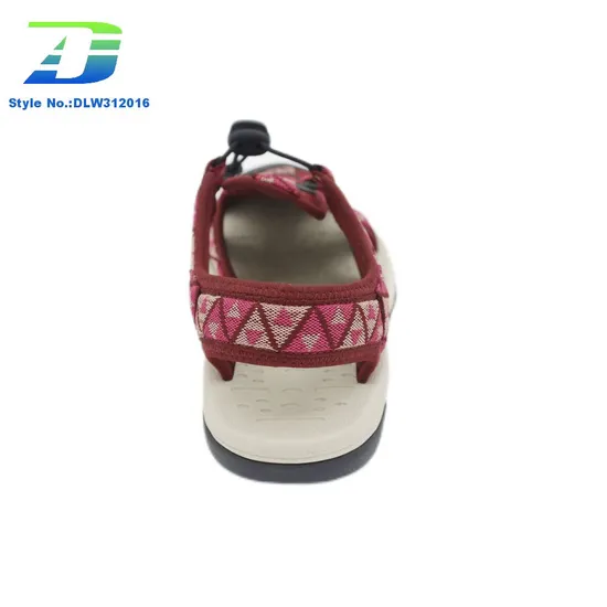 2024 Spring/Summer New Women's Beach Shoes Outdoor Beach Anti Slip Headed Sandal