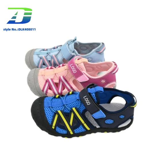2024 New Outdoor Children's Shoes Hollow Breathable Baotou Sports Sandal