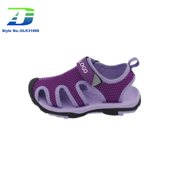 Summer Mesh Upper Breathable Children's Sports Sandal Outdoor Anti Slip and Water Wading Shoes