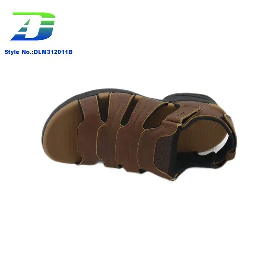 2024 New Outdoor Anti Slip Mountaineering Sandal with Genuine Leather Casual Outdoor Shoes