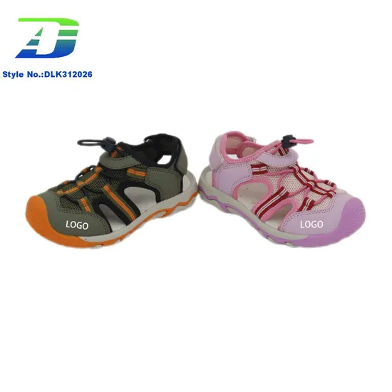 2024 Summer New Wear Resistant Closed Toe Anti Collision Sandal Outdoor Children's Beach Shoes
