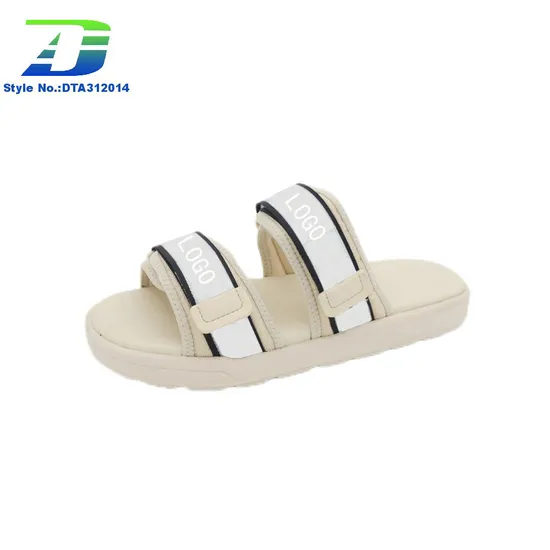Fashionable Casual Indoor and Anti Slip Slippers Macaron Color Matching Couple Sandal