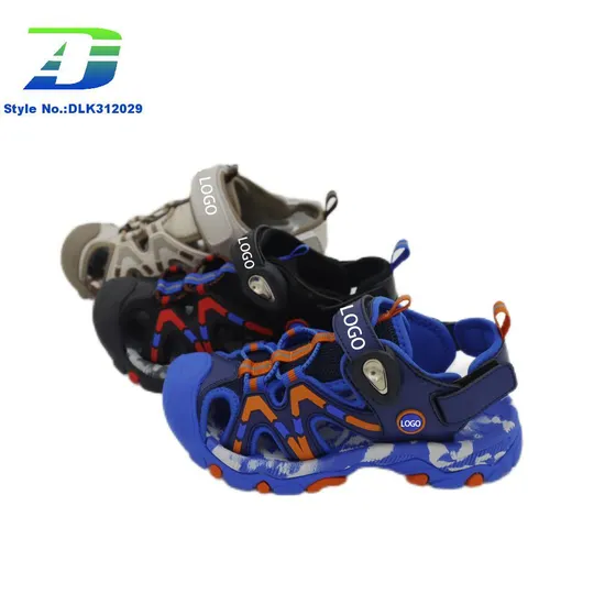 2024 Summer New Outdoor Flat Beach Shoes for Boys and Girls Casual Sandal