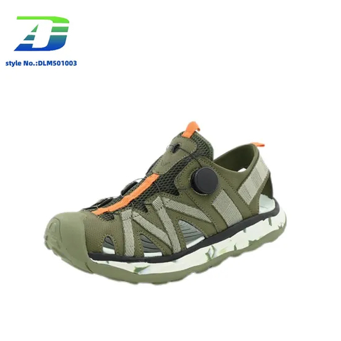 Fashion-Forward Outdoor Sandal with Durable Toe Protection for Men