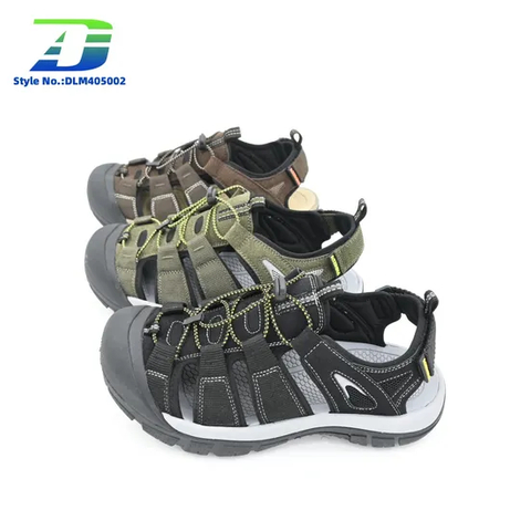 2024 New Summer Men's Sandal Outdoor Sports Anti Collision Baotou Beach Shoes